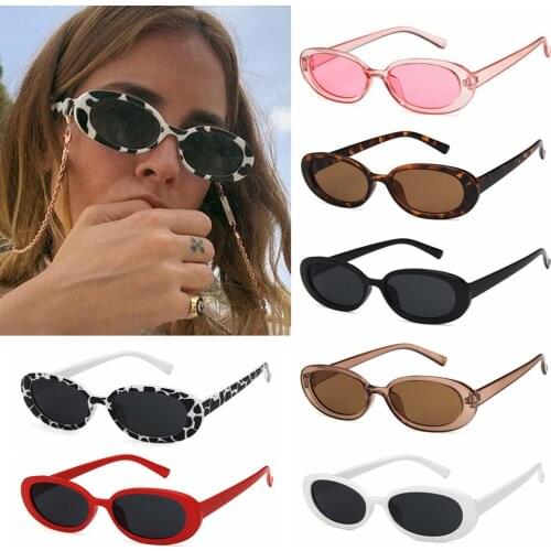 Women Small Frame Fashion Sunglasses UV400 Sun Shades Eyewear Vintage Cat Eye Sun Glasses Simple for Mountaineering Fishing