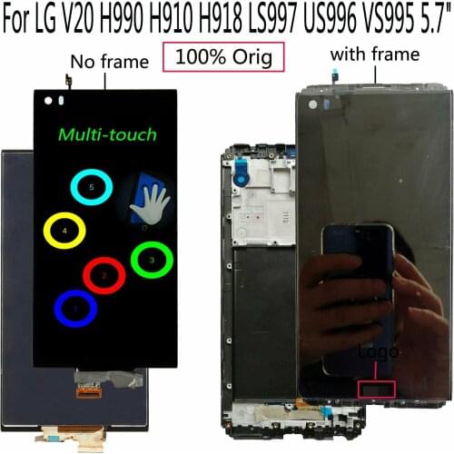 Original 5.7" For LG V20 H990 H910 H918 LS997 US996 VS995 LCD Display Touch Screen