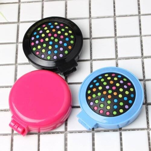 1Pcs Fashion Practical 2 In 1 Portable Folding Comb Mirror Travel Supplies Creative Massage Comb for Girl Party Favors Gifts