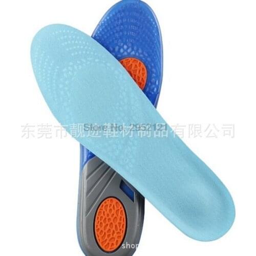 By dhl 100pairs Silicone Insoles For Shoes Arch Support Super Soft Massaging Shoes Pad Insoles Shock Absorption Foot Care new