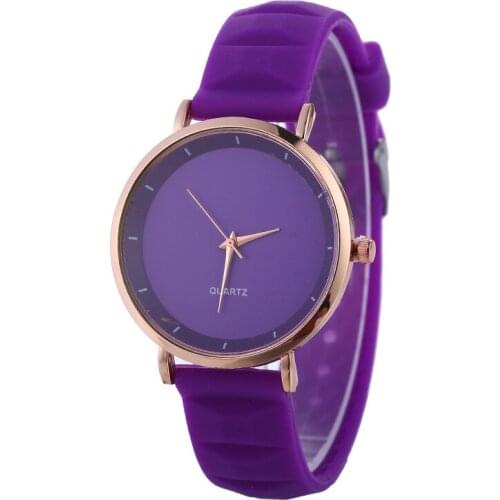 Silicone Womens Quartz Wristwatches Fashion Casual Candy Color Ladies Dress Watches Simple Sports Watches Girl relogio feminino