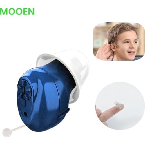 Super Mini Hearing Aid Digital CIC Hearing Aids Adjustable Tone Sound Amplifier Portable Deaf Elderly digital Hearing Aid