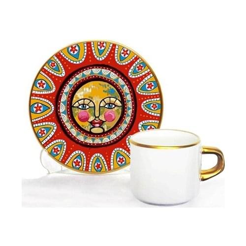 Focus Turkish Coffee Set 12 Pieces Sun