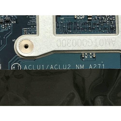 BiNFUL new item.. ACLU1 / ACLU2 NM A271 MOTHERBOARD FOR LENOVO G40-70, PROCESSOR CELERON 3558U +VIDEO CARD (no fit G50-70)