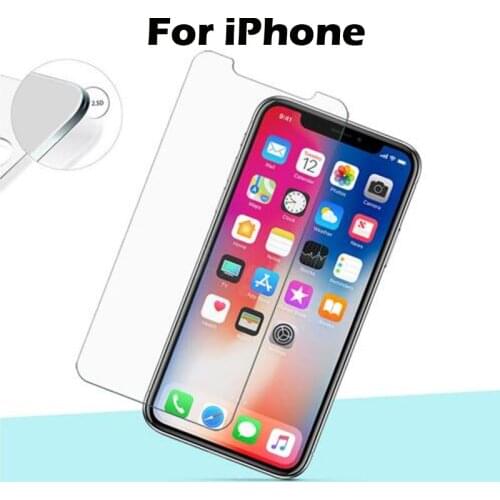 Tempered Glass For iPhone X Glass Screen Protector Film for iPhone 7 8 Plus Glass Phone Film for iPhone 6 6s Plus Anti-Explosion