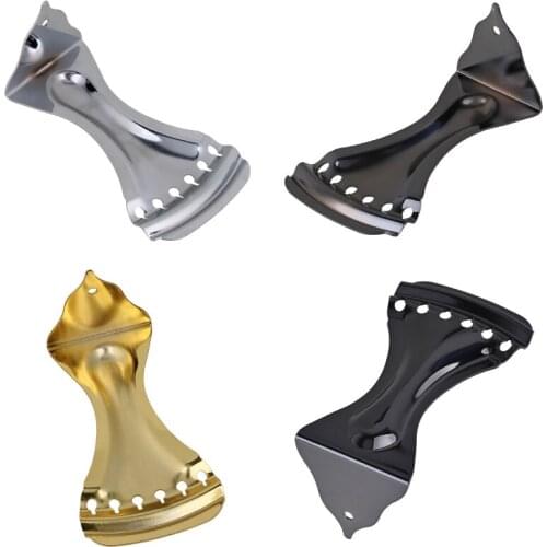 6 String Zinc Alloy Durable Dobro Style Tailpiece for Resonator Guitar Chrome