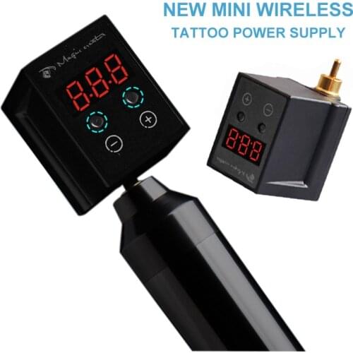 Wireless Tattoo Power Supply RCA/DC Tattoo Machine Mini Power Device Rechargable Battery For Rotary Machine Pen Tattoo Supply