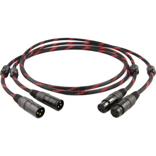 Canare L-4E6S HIF 4N OFC 3 Pin 2 XLR Male to Female Audio Cable，XLR Balanced Audio Cable，XLR Signal Cable
