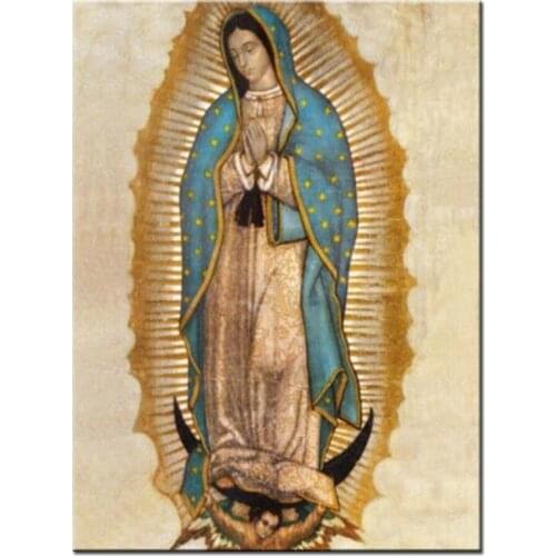 Virgin Guadalupe Diamond Mosaic Diamond Painting Cross Stitch Full Square round drill Picture Of Embroidery Diamonds A2103