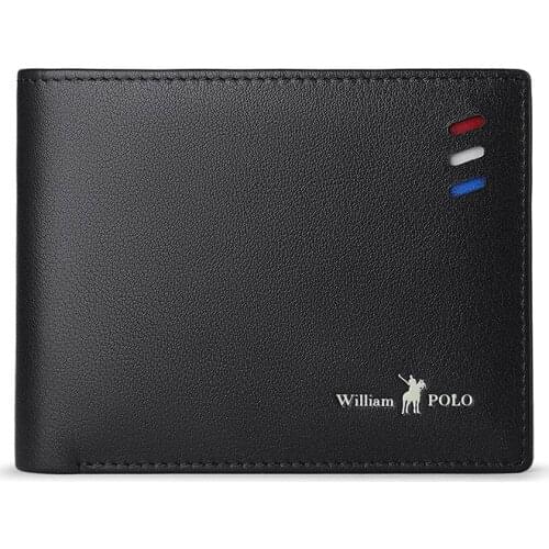 Leather wallet fashion cowhide short Mini Wallet pocket purse