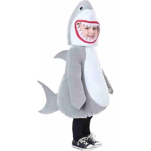Hot Undersea animal Halloween Costume Party Cosplay Costume Top Quality Children Sea Animal Great white shark Costume