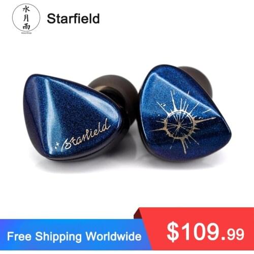 MoonDrop Starfield Carbon Nanotube Diaphragm Dynamic Hifi Music Monitor DJ Studio Stage Sports Earphone Earbuds