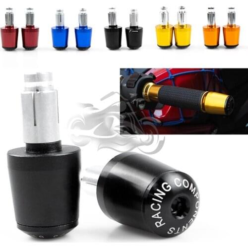 Motorcycle 7/8'' 22MM Handlebar Grips Handle Bar Cap End Plugs Fit for YZF-R1 R6 FZ6 FZ1 TMAX 560 XMAX R3 R25 XMAX MT-07 MT-09