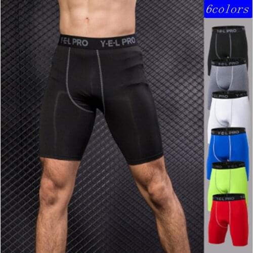Mens Outdoor Quick Dry Sport Running Shorts Gym Fitness Sport Shorts Leggings Compression Shorts For Men