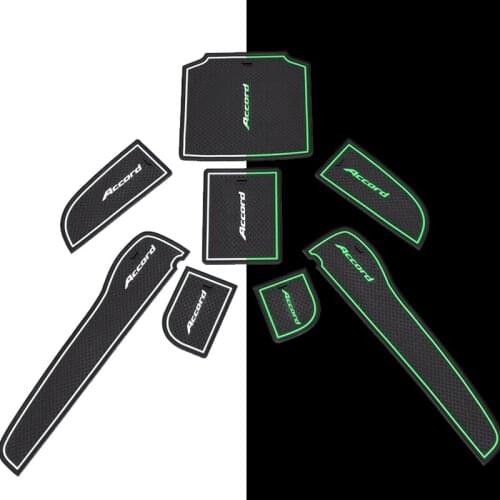 Car Cup Non-slip Mats for Honda Accord 2008-2013 Door Anti-slip Mat Interior Modification Sticker Accessories