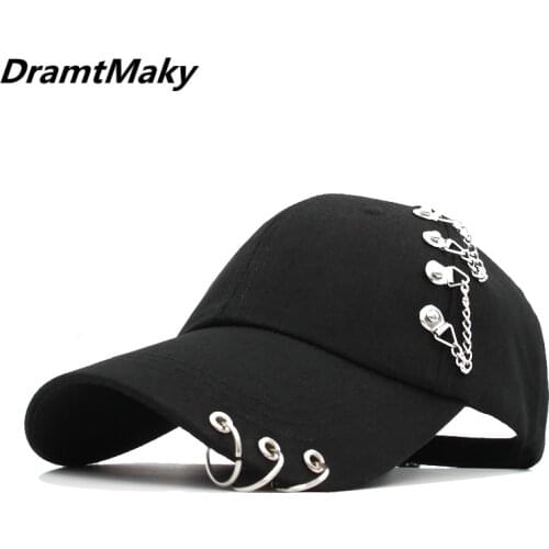 2019 New baseball cap with Iron rings for men women cap HAT Baseball cap snapback trucker cap dad hat new gorras bone streetwear