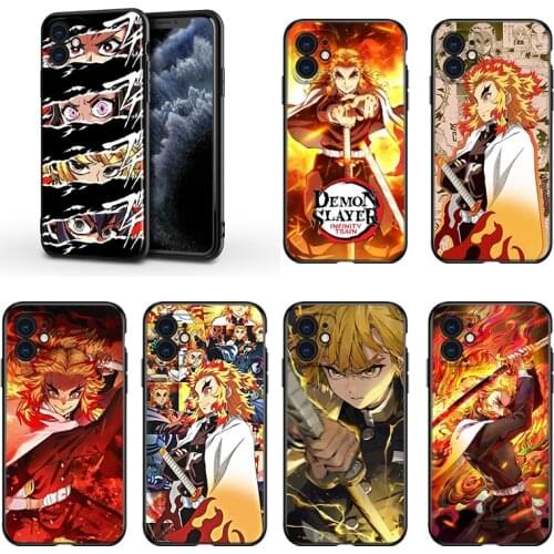 Purgatory Anjuro For Apple iPhone 13 12 11 Mini XS XR X Pro MAX SE 2020 8 7 6 5 5S Plus Black Silicone Phone Case