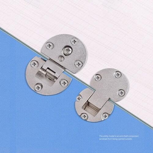 Cabinet Hidden Hinge 180 Degrees Folding table Hinge concealed Furniture Bookcase Connector bracket Accessories bracket
