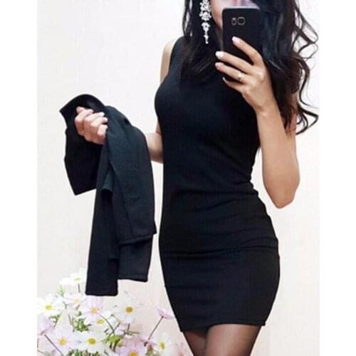 Solid Color Formal Suit Office Lady Two Piece Blazer Coat Mini Sheath Dress