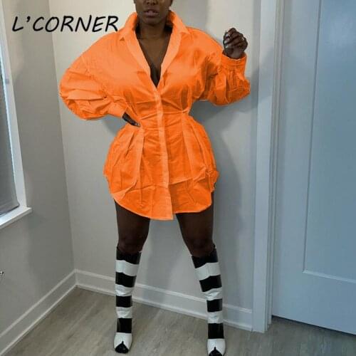 UOSU Fashionable Shirt Dresses