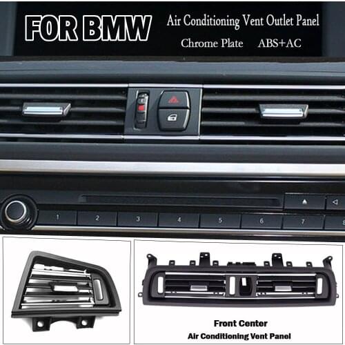 Air Conditioning Vent Grille Outlet Panel With Chrome Plate Front Row Wind Left Center Right For BMW 5 Series F10 F18