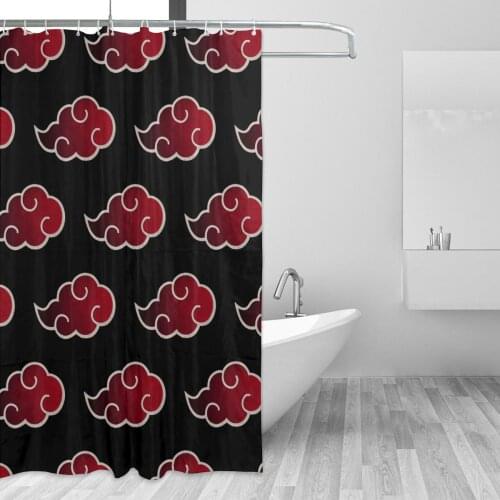 Akatsuki (15) Bathing Bathroom Bath Curtain Anime Manga Waterproof Polyester Fabric High Quality Show Curtain