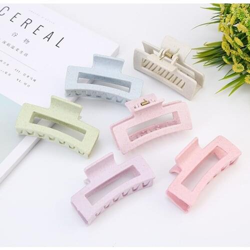 Multiple styles elegant Simple Wild Candy color Acrylic Hair Claw Clamps Hair Crab For Women Girls Hair Accessories Headwear
