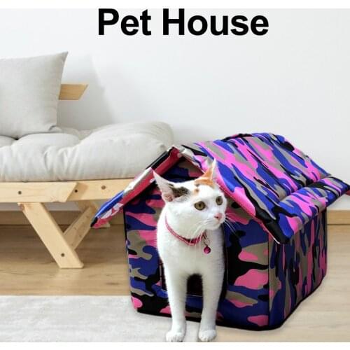 Winter Pet Litter Outdoor Waterproof Cat Litter Kennel Safe And Warm Pet House Stray Cat Shelter Suitable For Cats Or Small Dogs