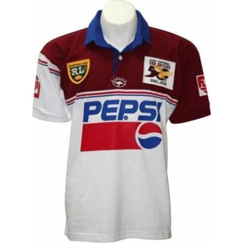 1947-1996 Manly Warringah Sea Eagles Retro Jersey 50 years RUGBY JERSEY