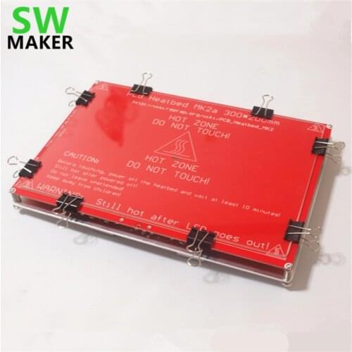 Large Size Prusa i3 RepRap 3D Printer Upgrade 300x200mm heated bed + aluminum mount plate Y Carriage Plate XL+glass full kit