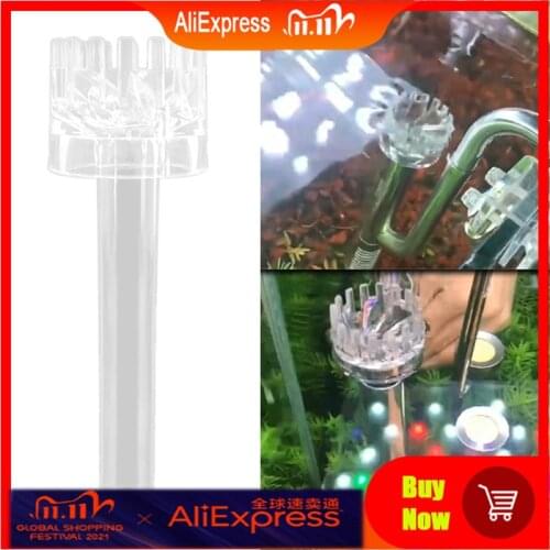 69HF Aquarium Skimmer Parts for Fish Tank Surface Skimmer Fitting Clear Surface Protein Oil Bacterial Film Remover Accessory