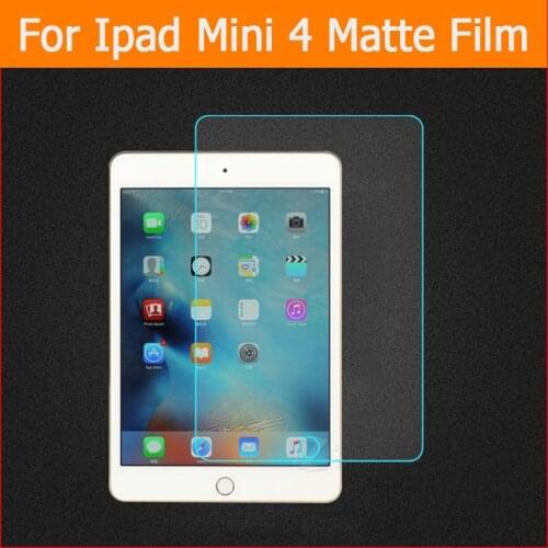 Best quality Anti-Glare Matte protective Films For iPad mini 4 7.9 inch front Screen Protector matte films + clean cloth