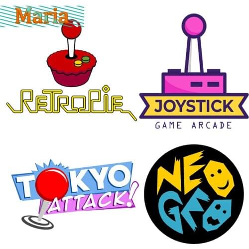 Arcade Game(for FM Label Prodotto Arcade Cabinet Machine DIY Car Stickers and Waterproof SUV Decorative Decals)waterproof PVC