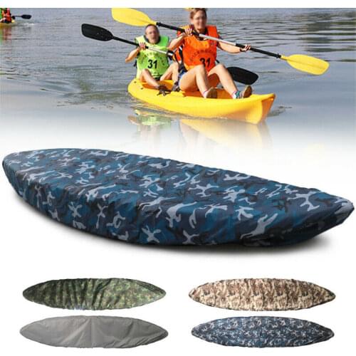 Free Shipping Universal Boat Cover Camouflage Kayak Canoe Boat Waterproof UV Resistant Dust Storage Cover Shield Boat Cover