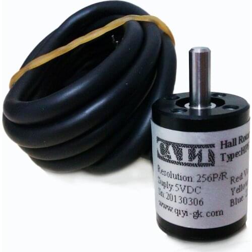 CALT mini 18mm incremental hall encoder 3v 5v 256 1024 p/r resolution measuring angle sensor voltage output HPE18