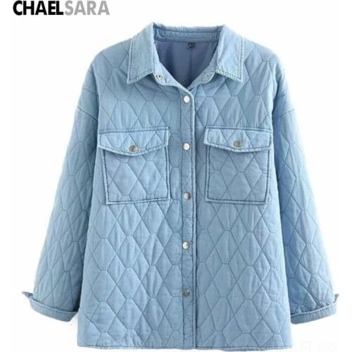 CHAELSARA Women's Blue Jackets