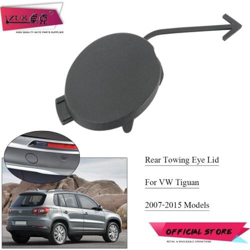 ZUK Rear Bumper Towing Haul Cover Tow Hauling Case Cap Housing For TIGUAN 2007 2008 2009 2010 2011 2012 2013 2014 2015 2016 2017