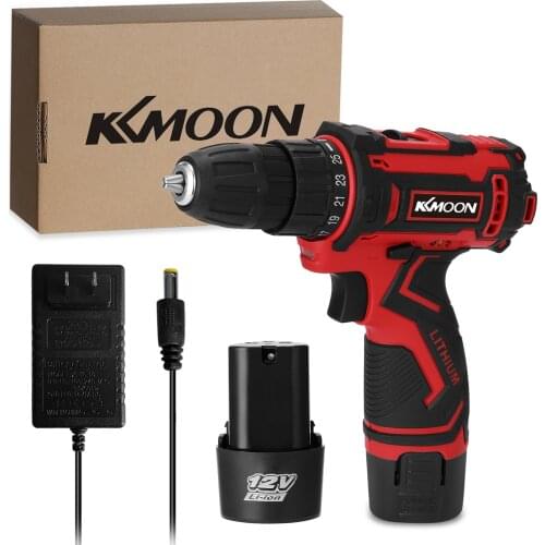 12V 18V 21V Electric screwdriver Cordless Drill Electric Screwdriver with Lithium-Ion Battery 3/8-Inch Wireless Battery drill