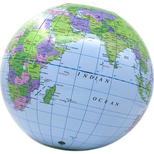 Globe Pvc Inflation Earth Sandy Beach Globe English Edition Teaching Globe Model