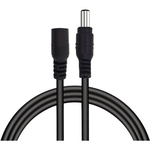 53CC DC12V Male to Female 5.5x2.1mm Power Adapter Cable for LED Strip Surveillance Camera IP Camera Router Invoice Printer