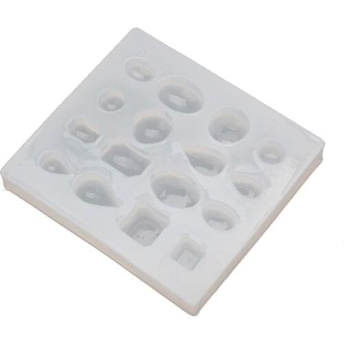 Cabochon Gem Silicone Mold Oval Square Round Shapes Resin Epoxy Jewelry Making Dropshipping
