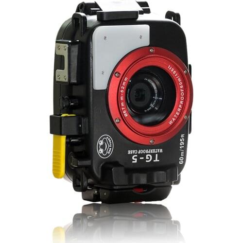 Sea frogs Camera Waterproof Housing Diving Case Protective Shell Underwater 60m/195ft Replacement for Olympus TG-5 Camera