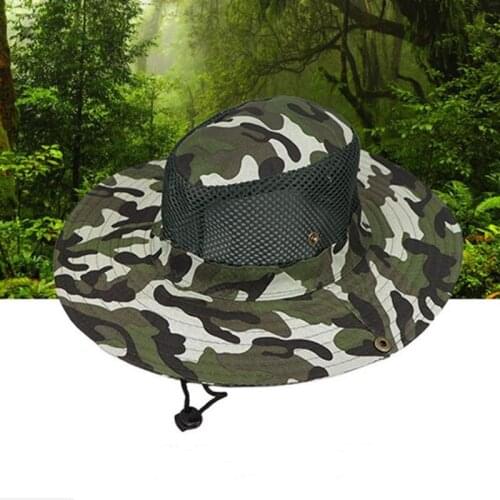 2020 Hat Camouflage Tactical Cap Military Hat Caps Camo Men Outdoor Sports Sun Bucket Cap Fishing Hiking Hunting Hats