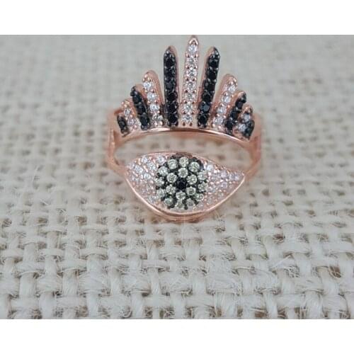 Evil Eye Ring Silver Ring for Women Evil Rings 925 Sterling Silver