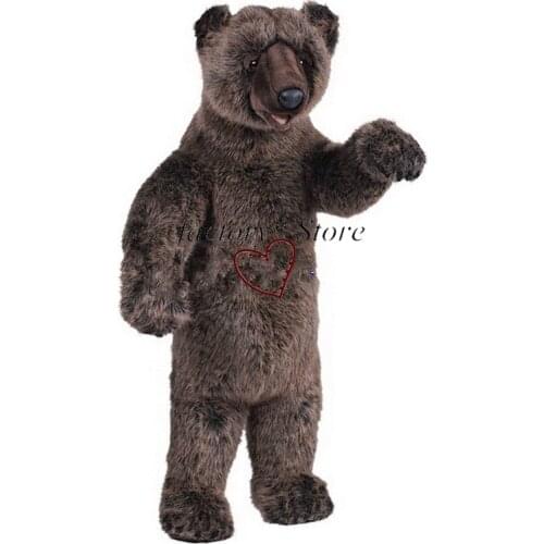 Grizzly Bears Fursuit Furry Mascot Costume Plush Suit Cosplay Party Fancy Dress Outfits Halloween Adults Outdoor Party Costume