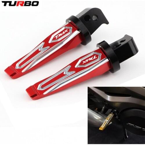 Fashion Hot Motorcycle CNC Aluminum Rear Passanger Foot Peg Footrests For YAMAHA TMAX 530 TMAX 500 T-MAX 530 500 560 TMAX-530