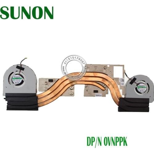 New Original radiator for Dell Precision 7710 M7710 heatsink cooling fan cooler 0VNPPK EG75150V1-C030-S9A EG75150V1-C040-S9A
