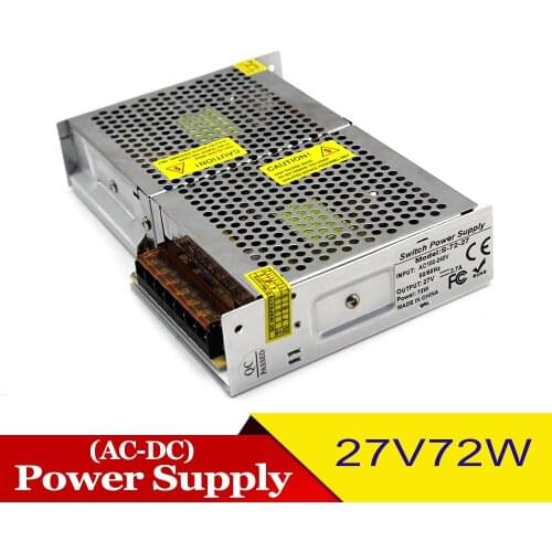 Variable Switching Power Supply Unit DC27V 72W Driver Transformer AC100-240V AC-DC 27V SMPS for Communication Equipment Motor