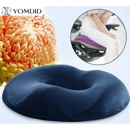 Memory Foam Seat Cushion For Chair Car Office Home Bottom Seats Massage Memory Solid Color Cushion For Shaping Sexy Buttocks