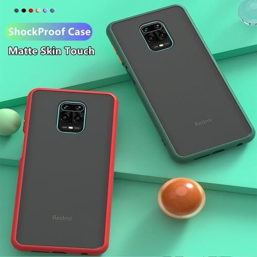 Transparent TPU Case For Redmi Note 9 8 Pro 9S 8T 7 Shockproof Matte Soft Silicone Case Cover For Xiaomi Redmi 9A 9C 8A 7A Funda